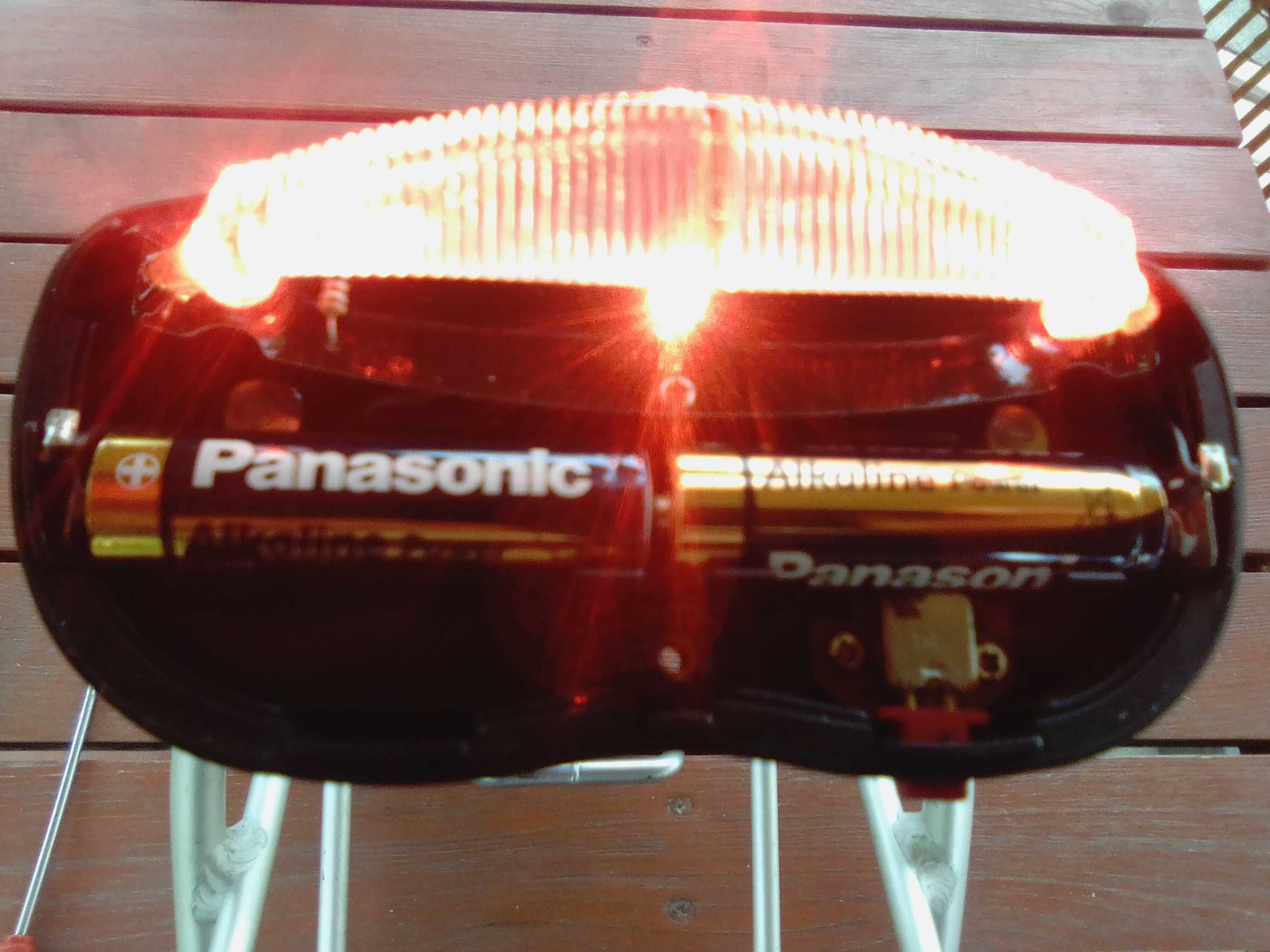 Lampa tylna do roweru miejskiego na bagażnik firmy RoHs ( od Gazelle )