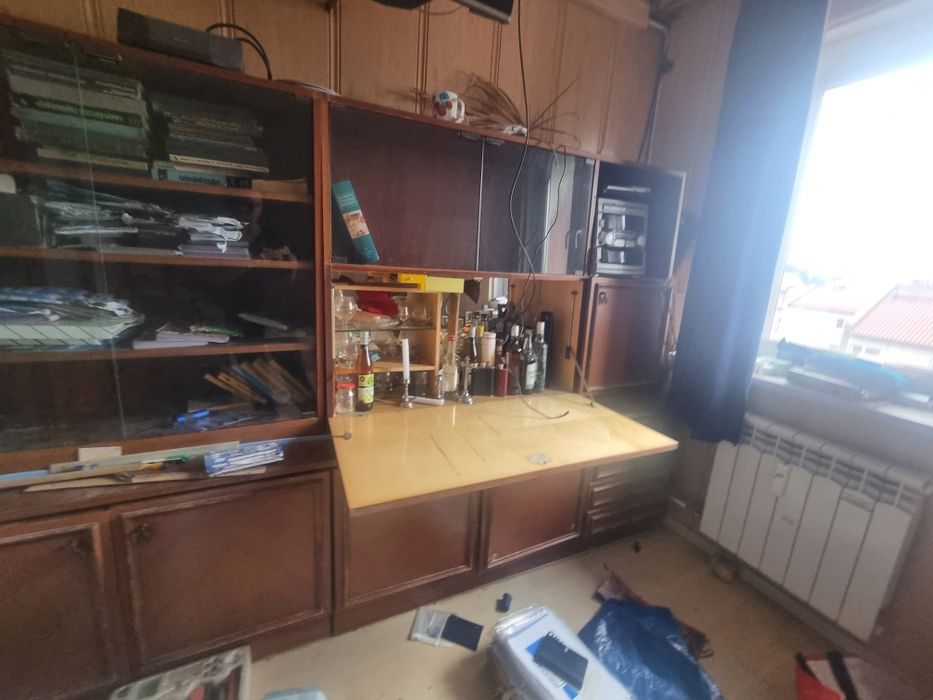 PRL meblościanka barek szuflady lata 80te