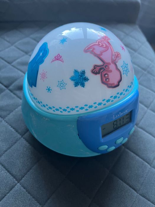 Світильник годинник радіо в стилі Крижане серце