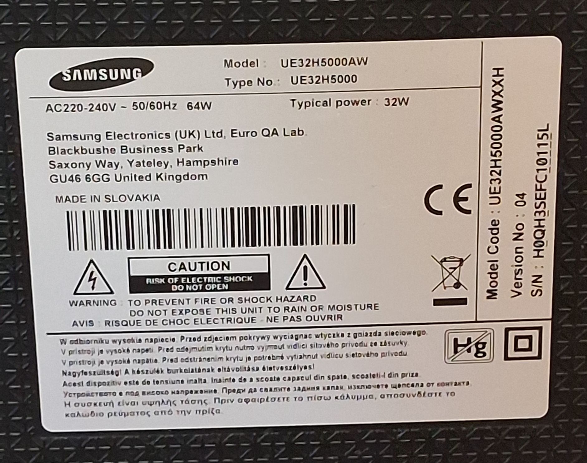 Telewizor SAMSUNG LCD 32 cale