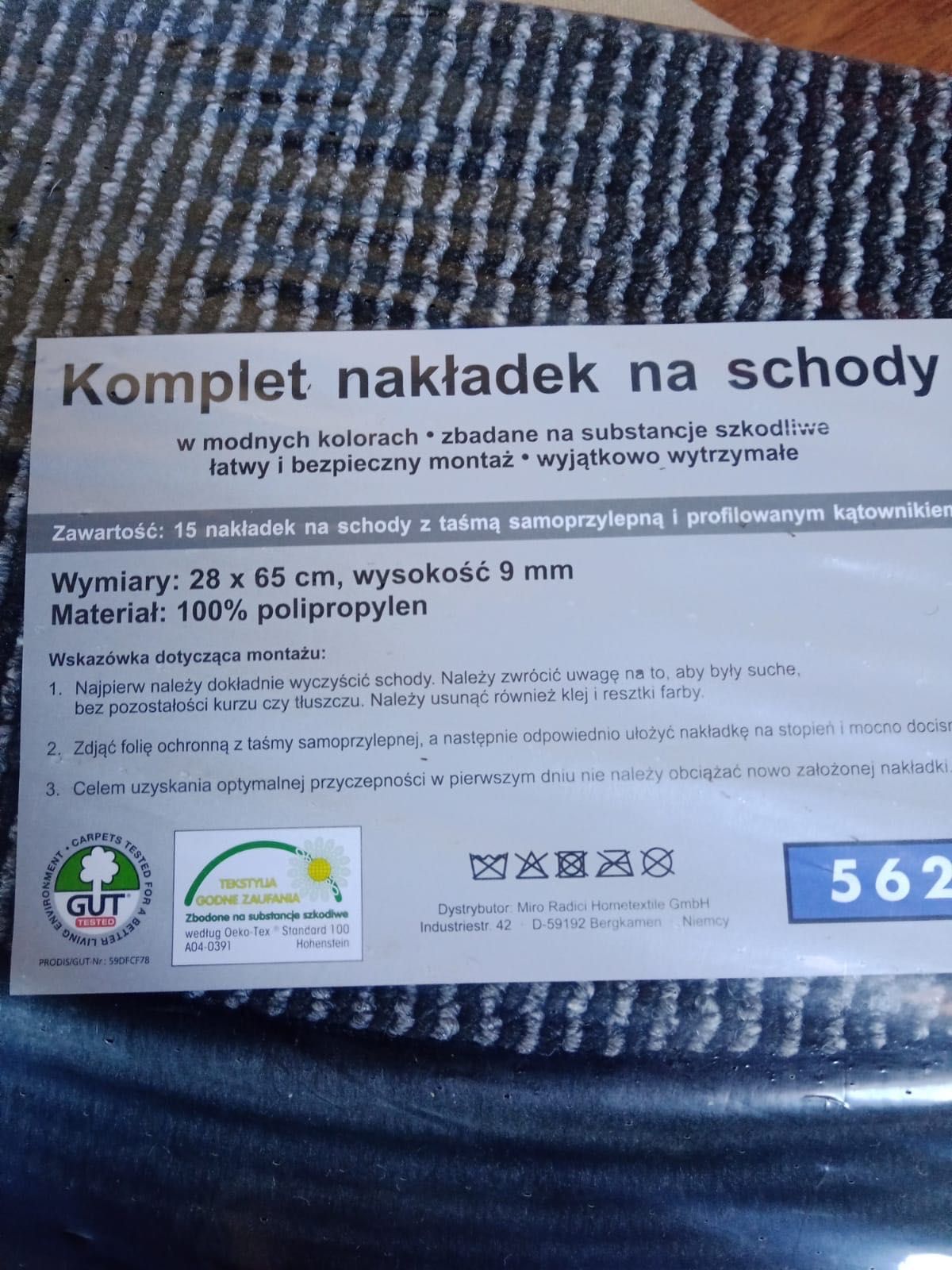 Komplet nakładek na schody