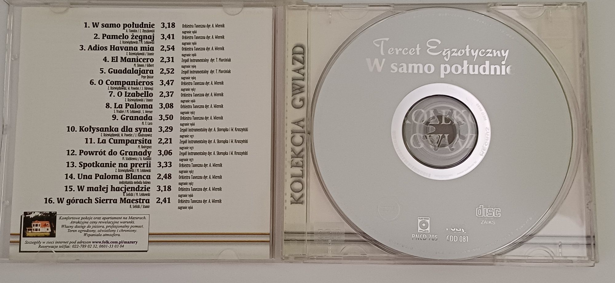 W samo południe - Tercet Egzotyczny CD album