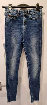 Granatowe spodnie jeansowe Big Star w25 l32
