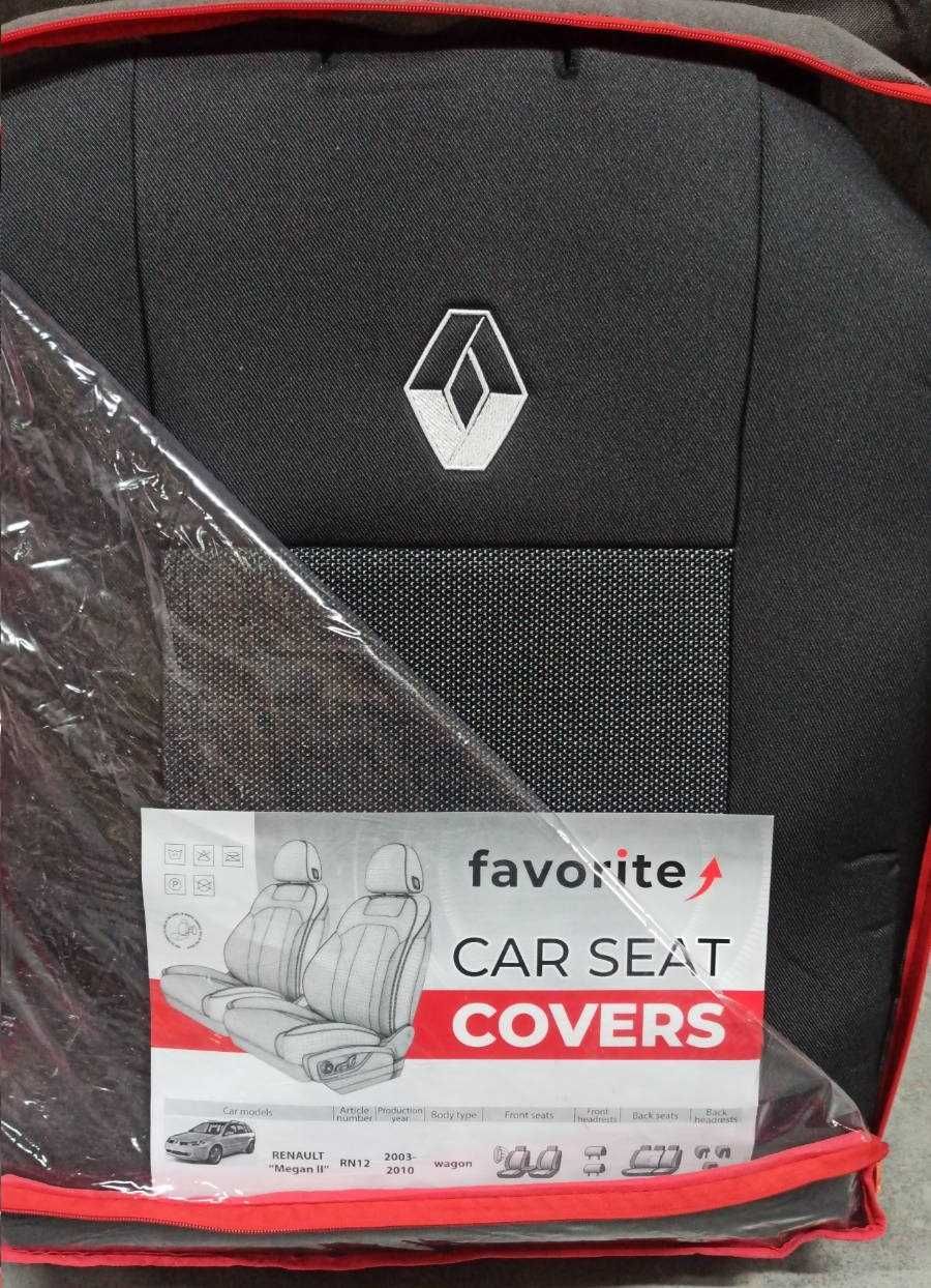 Якісні авточохли для RENAULT Arkana, Captur, Megane, Laguna і тд..