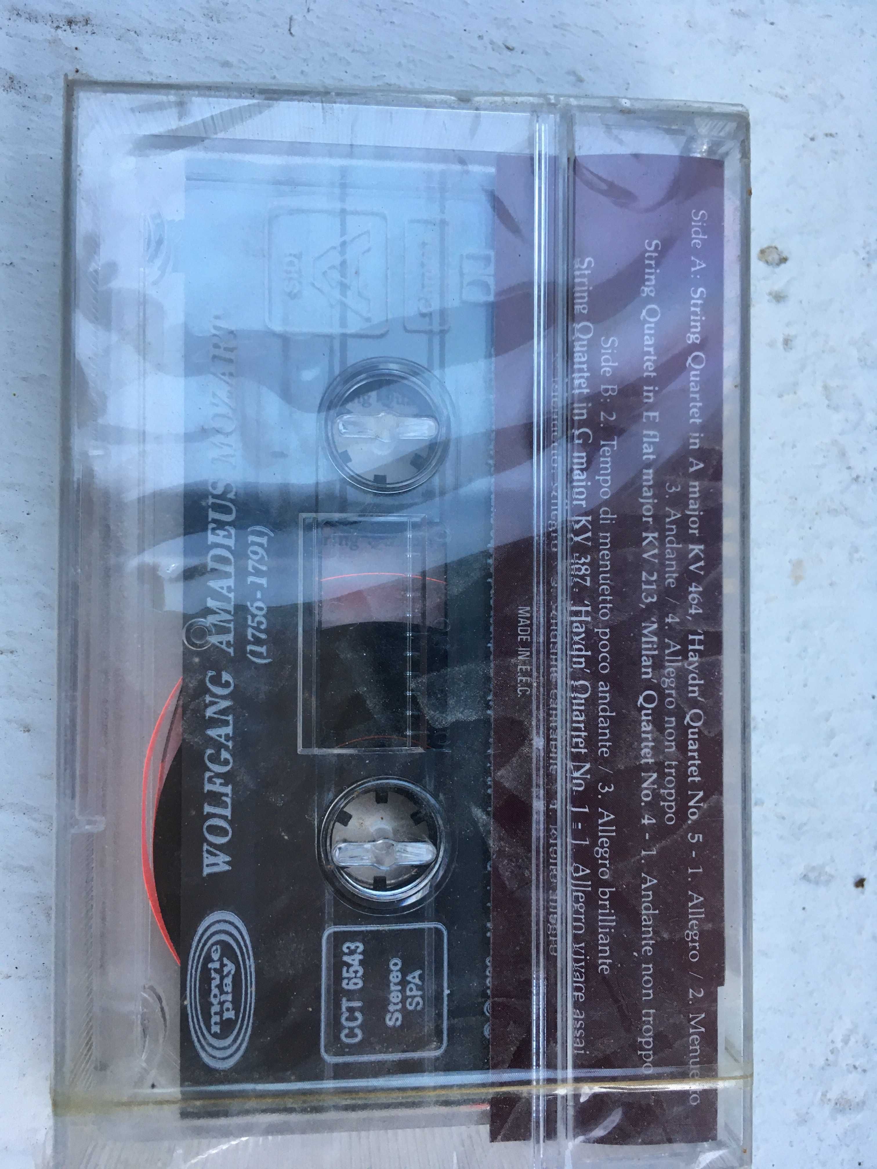 Vintage Cassete de áudio nova selada MOZART