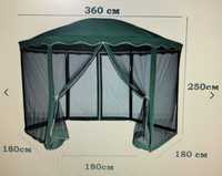 Садовый павильон тент шатер с сеткой
