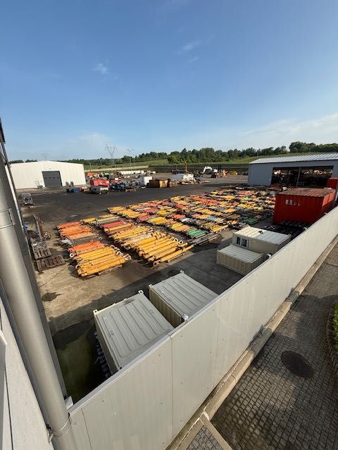 trak do drewna siłownik hydrauliczny podajnika kłody