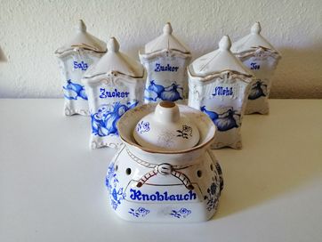 Pojemniki porcelanowe na przyprawy