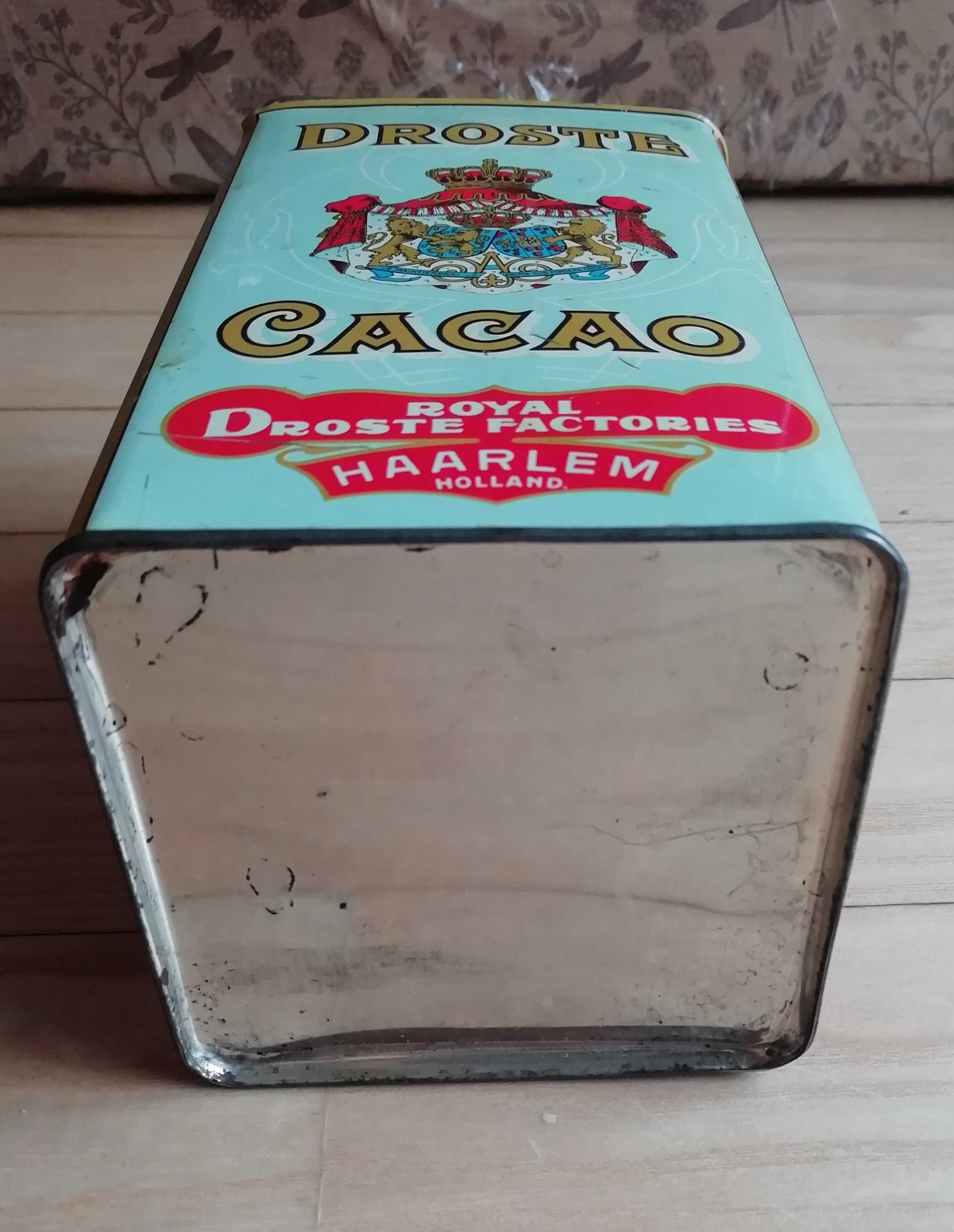 DROSTE CACAO VINTAGE 1 funt = 453 gramy stara puszka po kakao