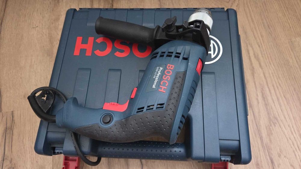 Wiertarka udarowa BOSCH GSB 13 RE + walizka