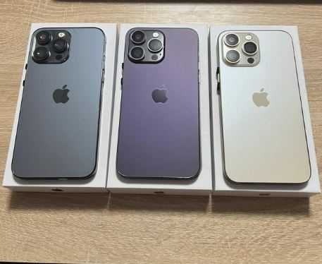 Новий телефон IPhone 14 PRO МАХ silver смартфон Айфон 7.3"+ гарантія