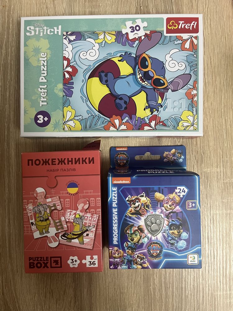 Пазли 3+, dodo, trefl.