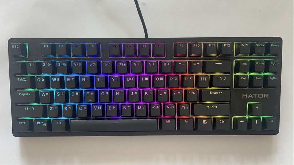 Продам клавіатуру Hator rockfall mecha 2 tkl
