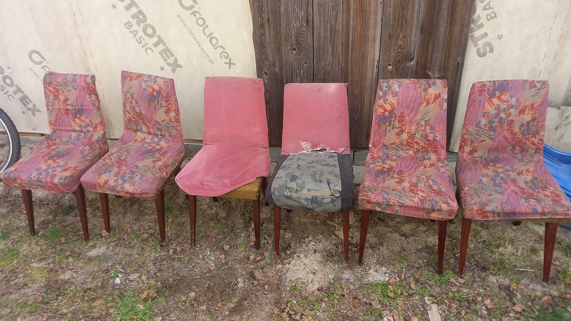 Krzesła prl vintage patyczaki