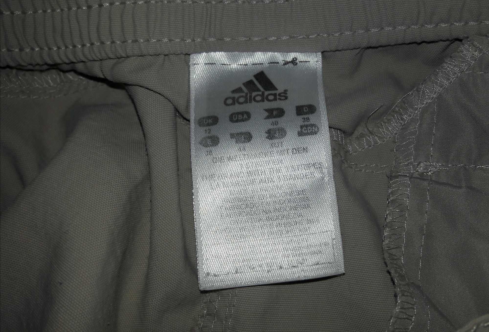 Szare spodnie trekkingowe Adidas London 2012 L