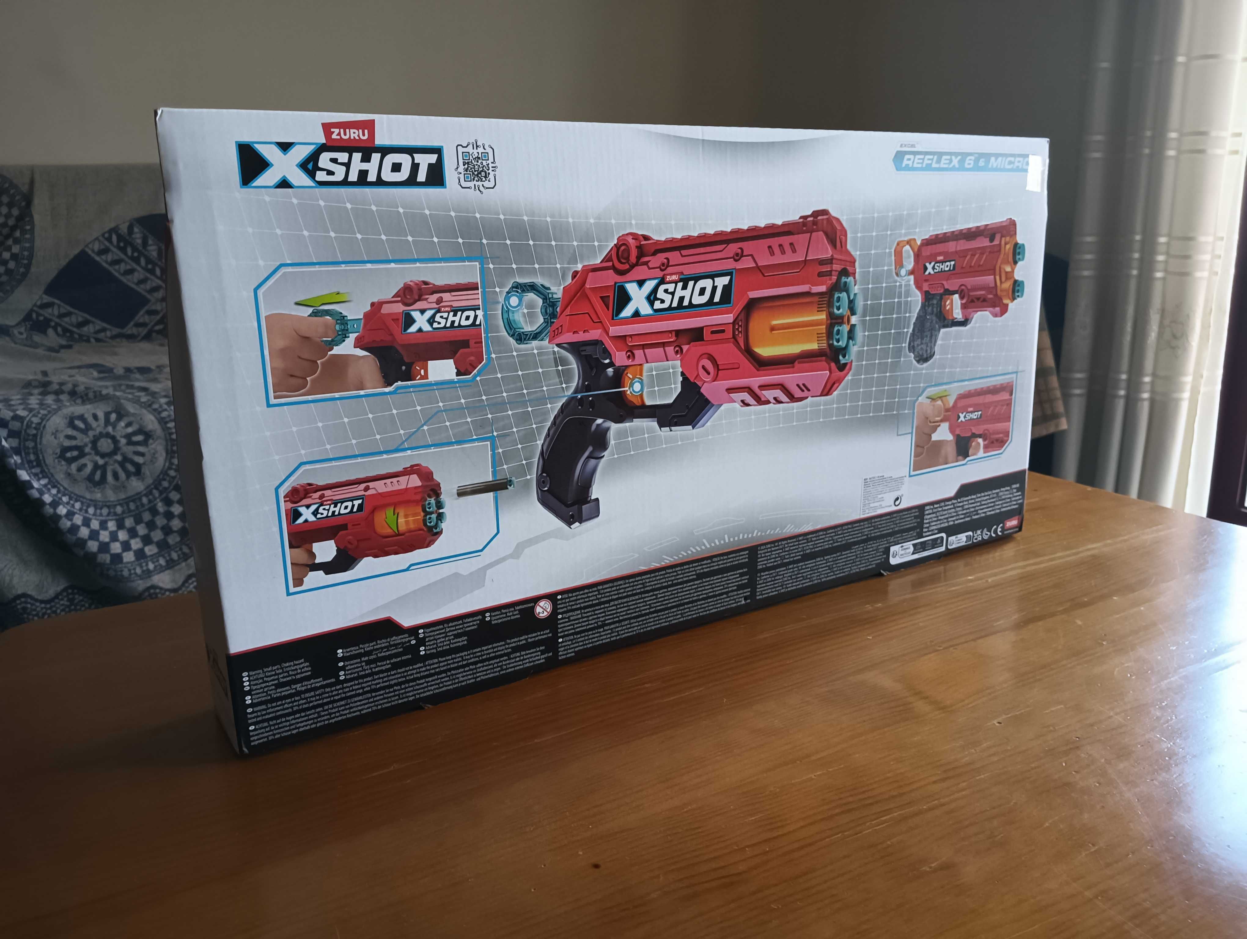 Nerf X-SHOT - Combo 4 lançadores + 24 dardos