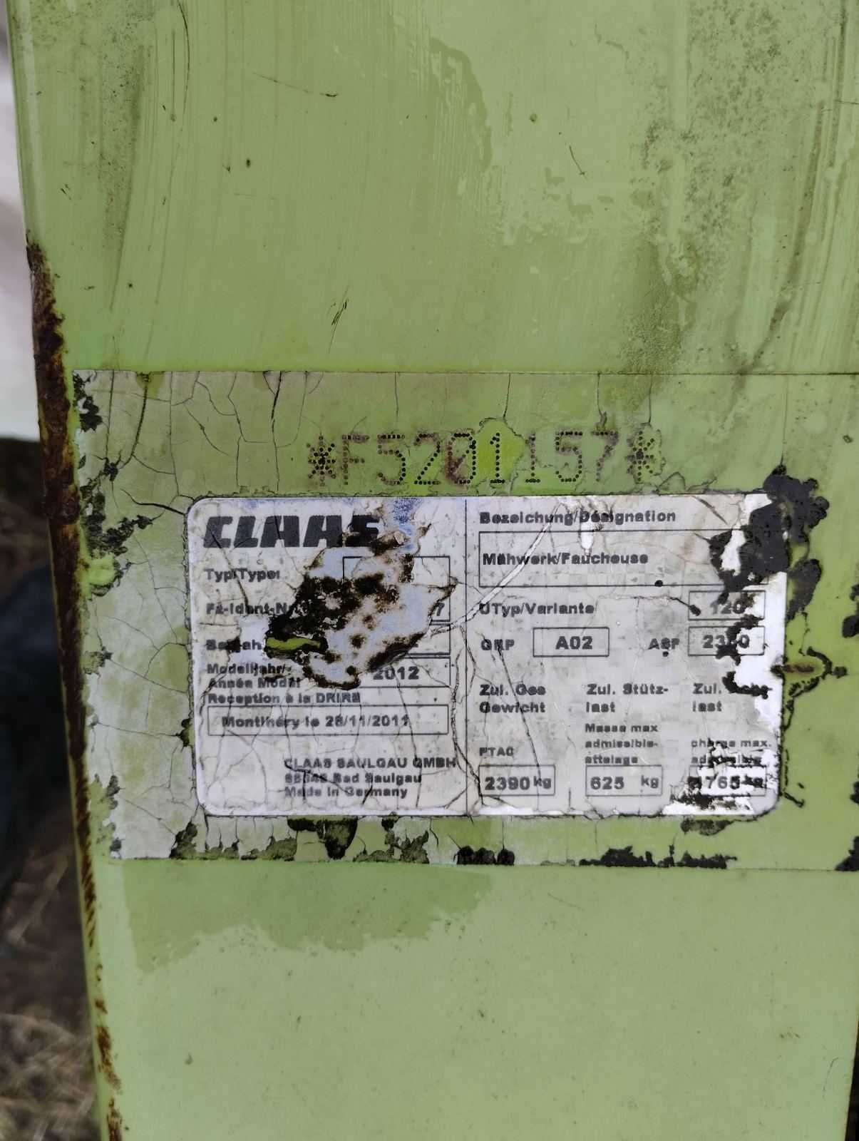 Косарка Claas Disco-3500 TRC, МЦ10002889, ЦБ10133281