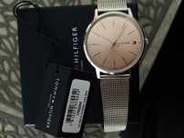 Zegarek damski nowy Tommy Hilfiger polecam srebrna bransoletka