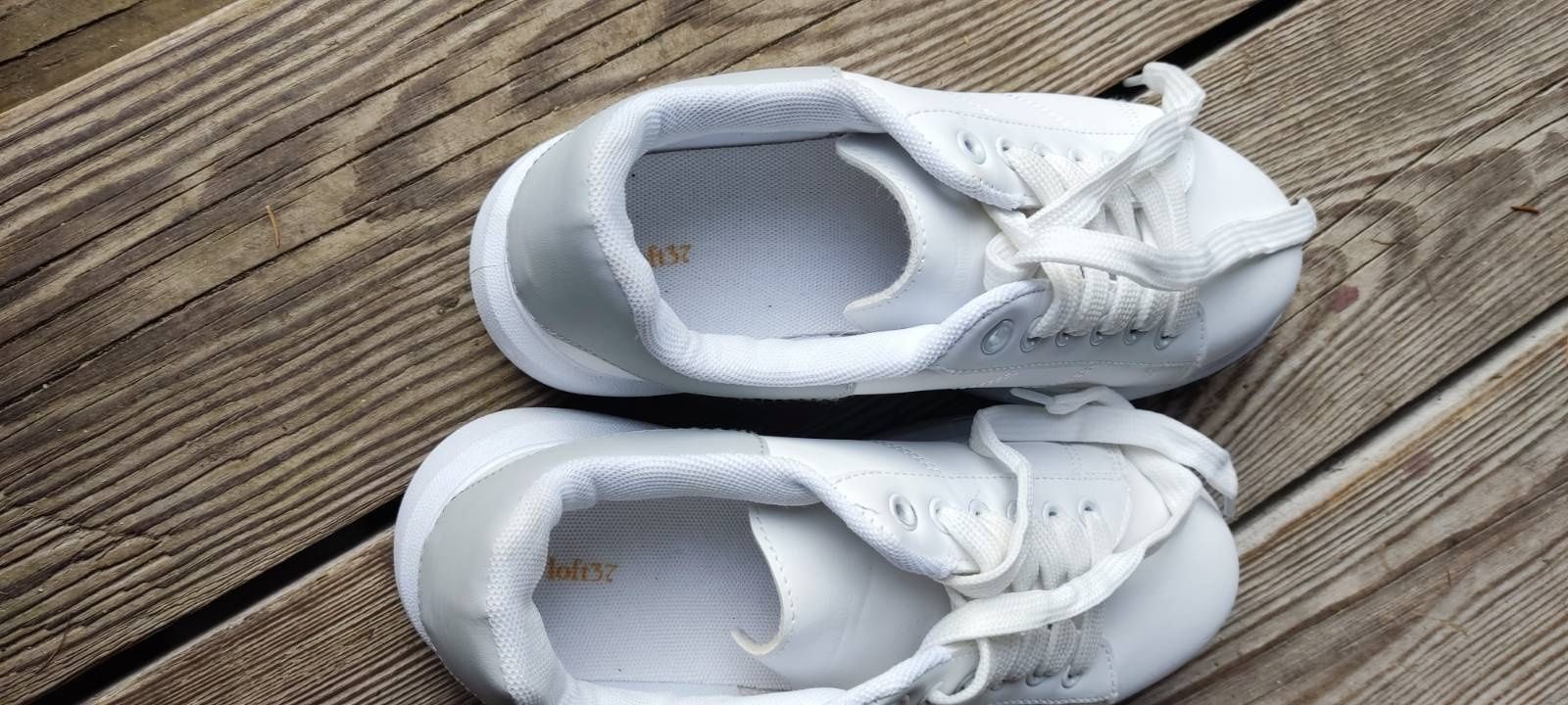 Buty sneakersy białe 38