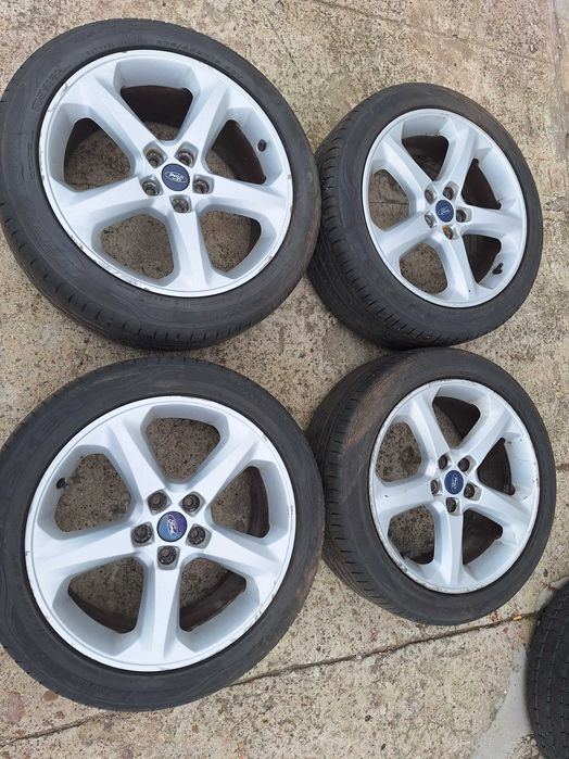 Alu Felgi Aluminiowe 18" ET55 Opony Koła Oryginał Ford Mondeo MK5