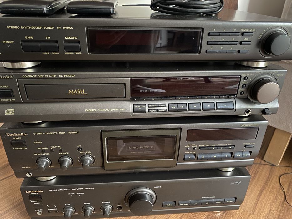 Technics wieża ST-GT350 SL-PG560A RS-BX501 SU-V500