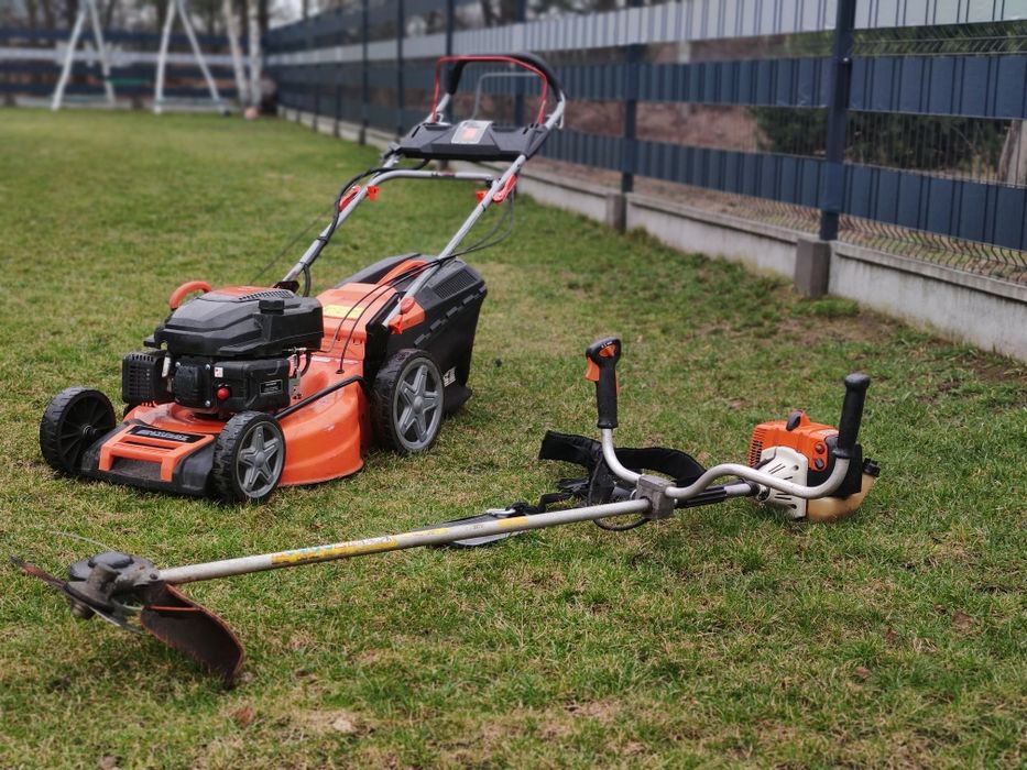 Rębak wertykulator kosiarka podkaszarka kosa nożyce piła