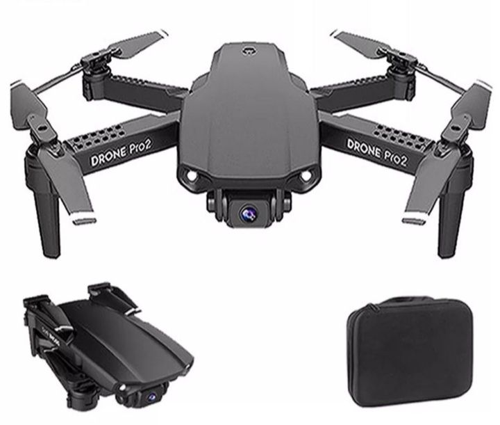 Dron E99 Pro2  Wifi 200m zasięg,  Kamera  Zawis  Akrobacje