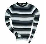 Diesel 100% Lniany Sweter Damski Premium Paski / L