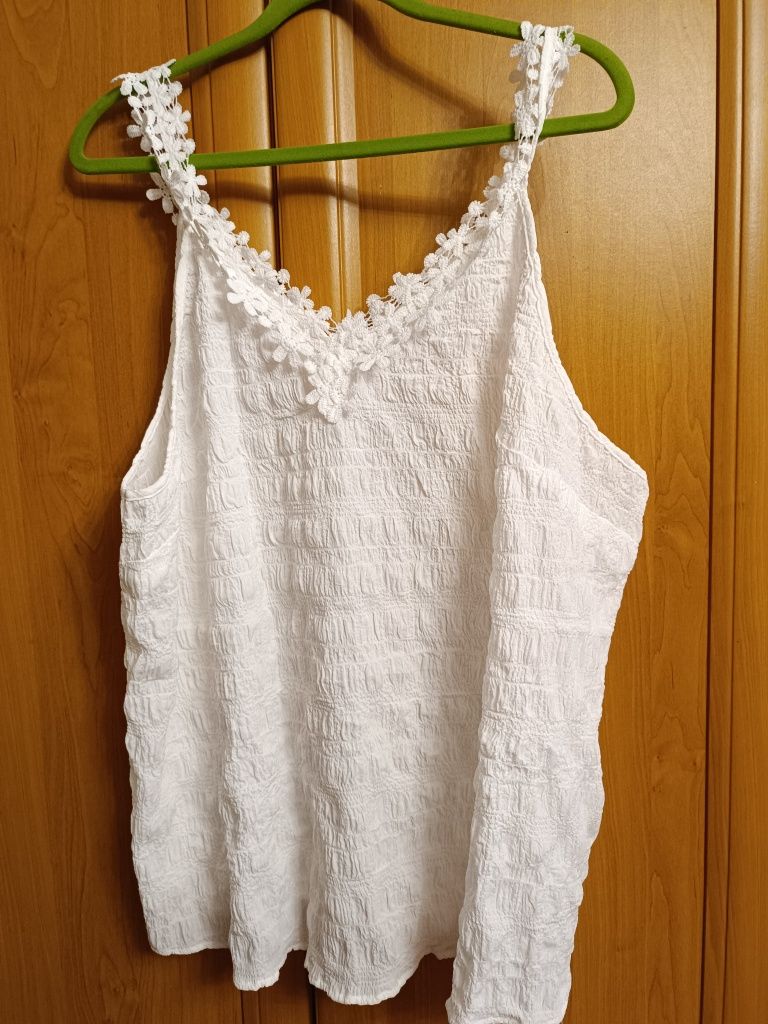 Biała bluzka 50 52