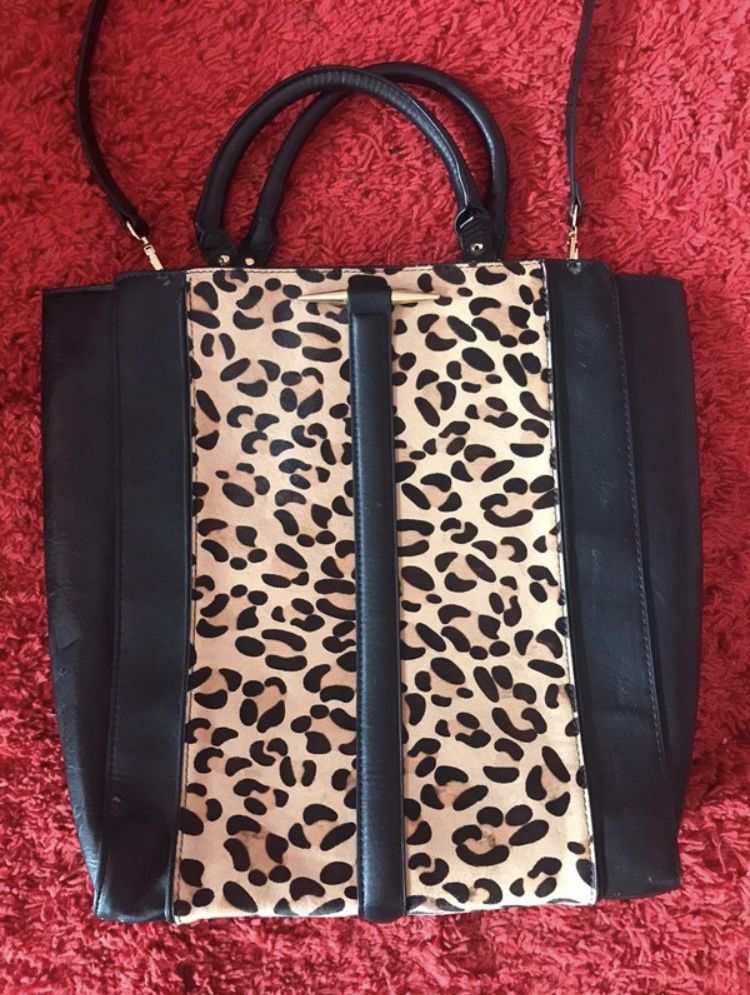 Torebka w panterkę Zara Basic