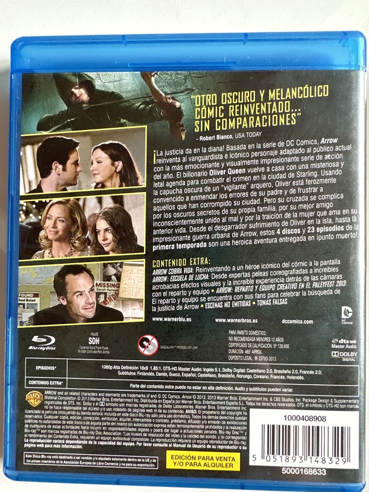 Série Arrow: 1,2,3,4! Em formato Bluray! Legendas PT!