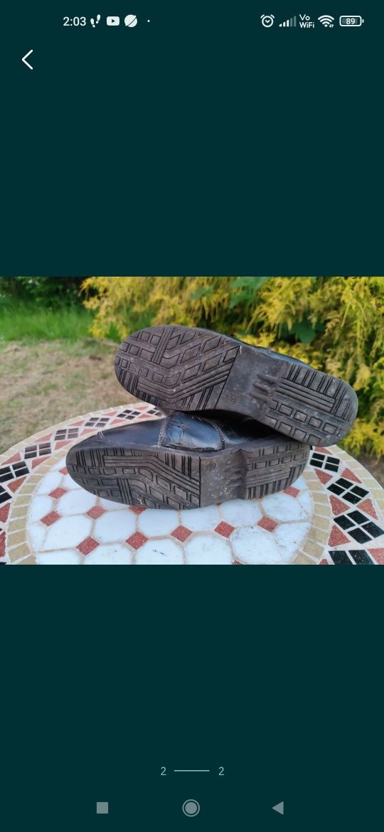 Skorzane buty 44 noname wysokie  na moto