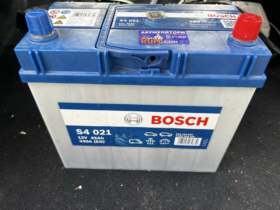 Автомобільний акумулятор BOSCH S4 021 6CT-45Ah Asia АзЕ (0092S40210)