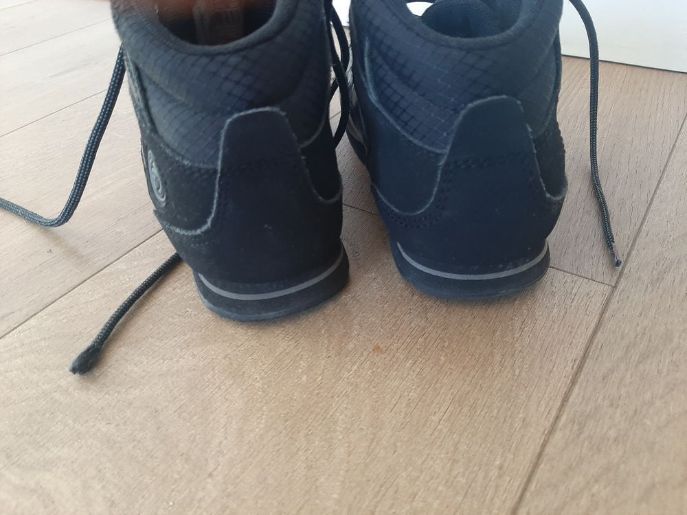 Buty zimowe Firetrap czarne skórzane