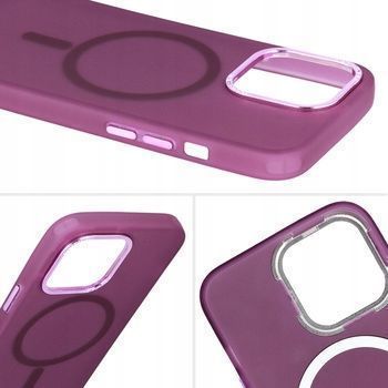 Etui Plecki Case Magnetic Iphone 14 Pro Fioletowy