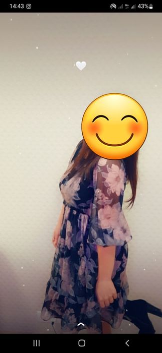 Шифоновое платье 38 р