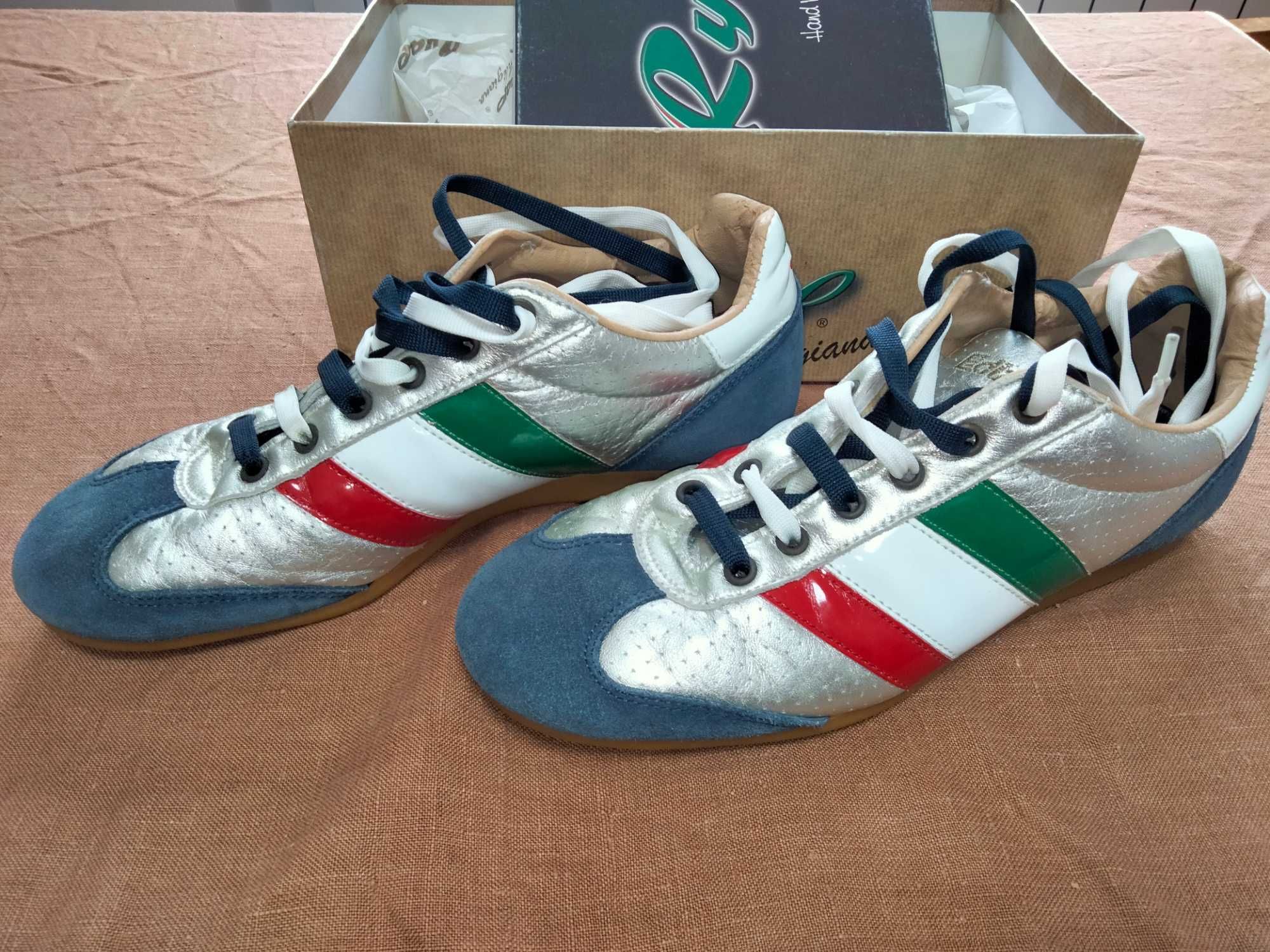 Мужские итальянские кроссовки Hand Made б/у