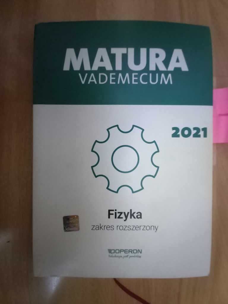 Matura vademecum testy i arkusze Matematyka i Fizyka  rozszerzony