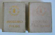 Słowniki minimum Angielsko-Polski i Polsko-Angielski kieszonkowy 7x9cm