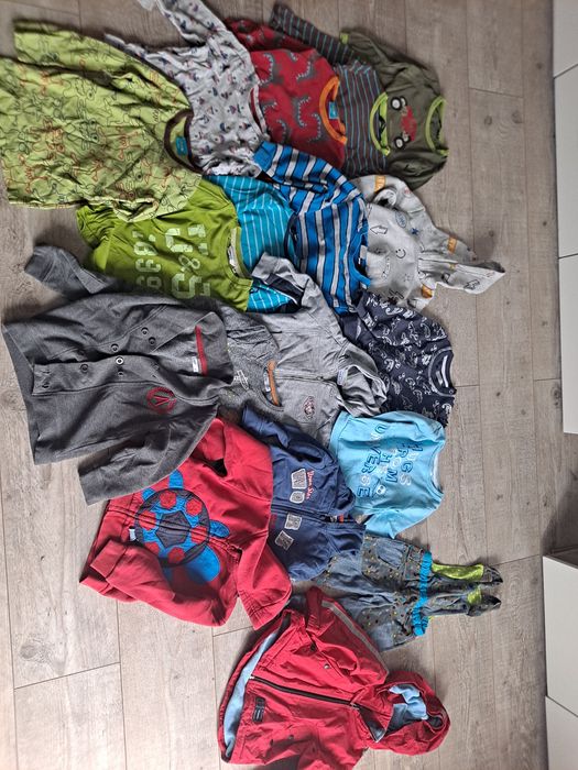 Paka rzeczy 86/92 18szt