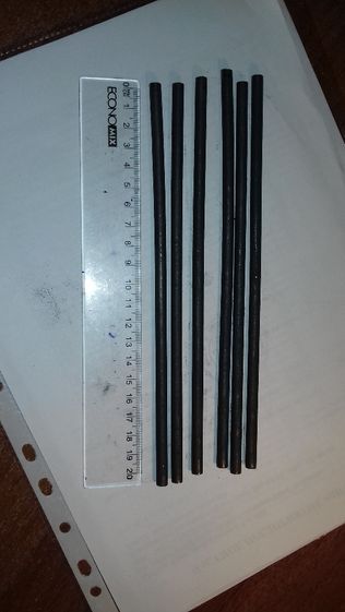 Электрод графитовый спектральный, С-3, С-3М, размер 6х200 мм