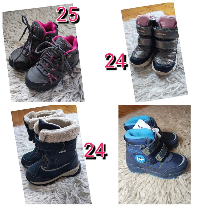 Reima, Geox Термочобітки дитячі розмір 24, 25