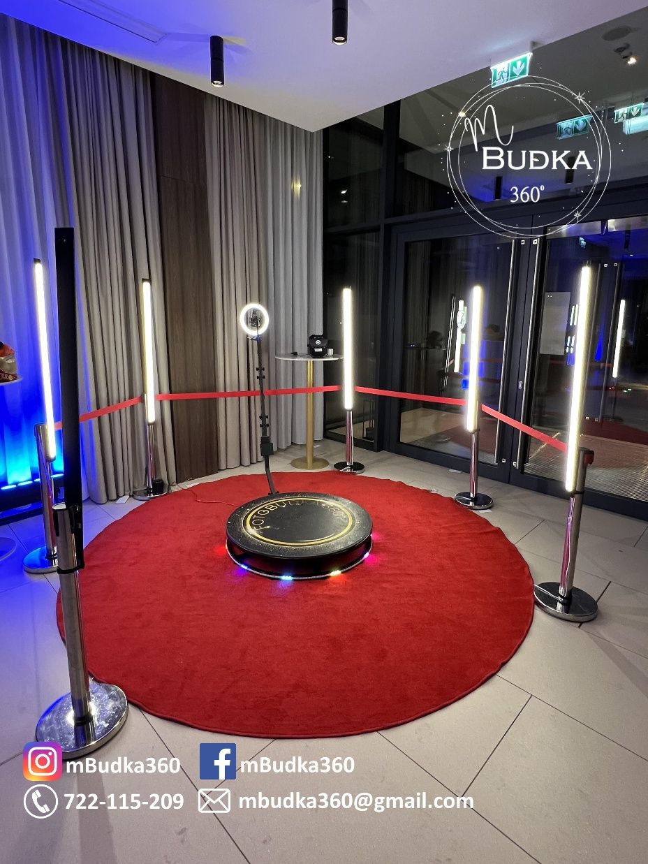 Fotobudka 360 videobudka 360 wideobudka 360 3D wesele osiemnastka