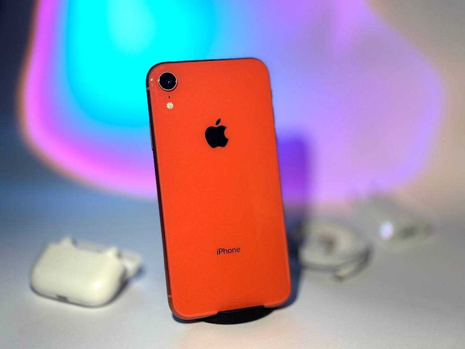 iPhone XR Coral 100% батарея Комплект. Гарний стан. На подарунок