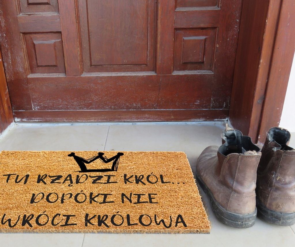 Wycieraczka pod drzwi gruba 60x90cm mata do butów