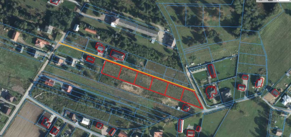 Dzilka budowlana 800m2, uzbrojona