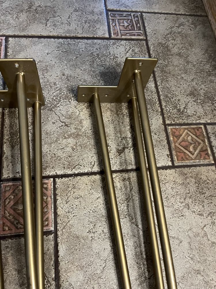 Nogi metalowe  zestaw -4 sztuki