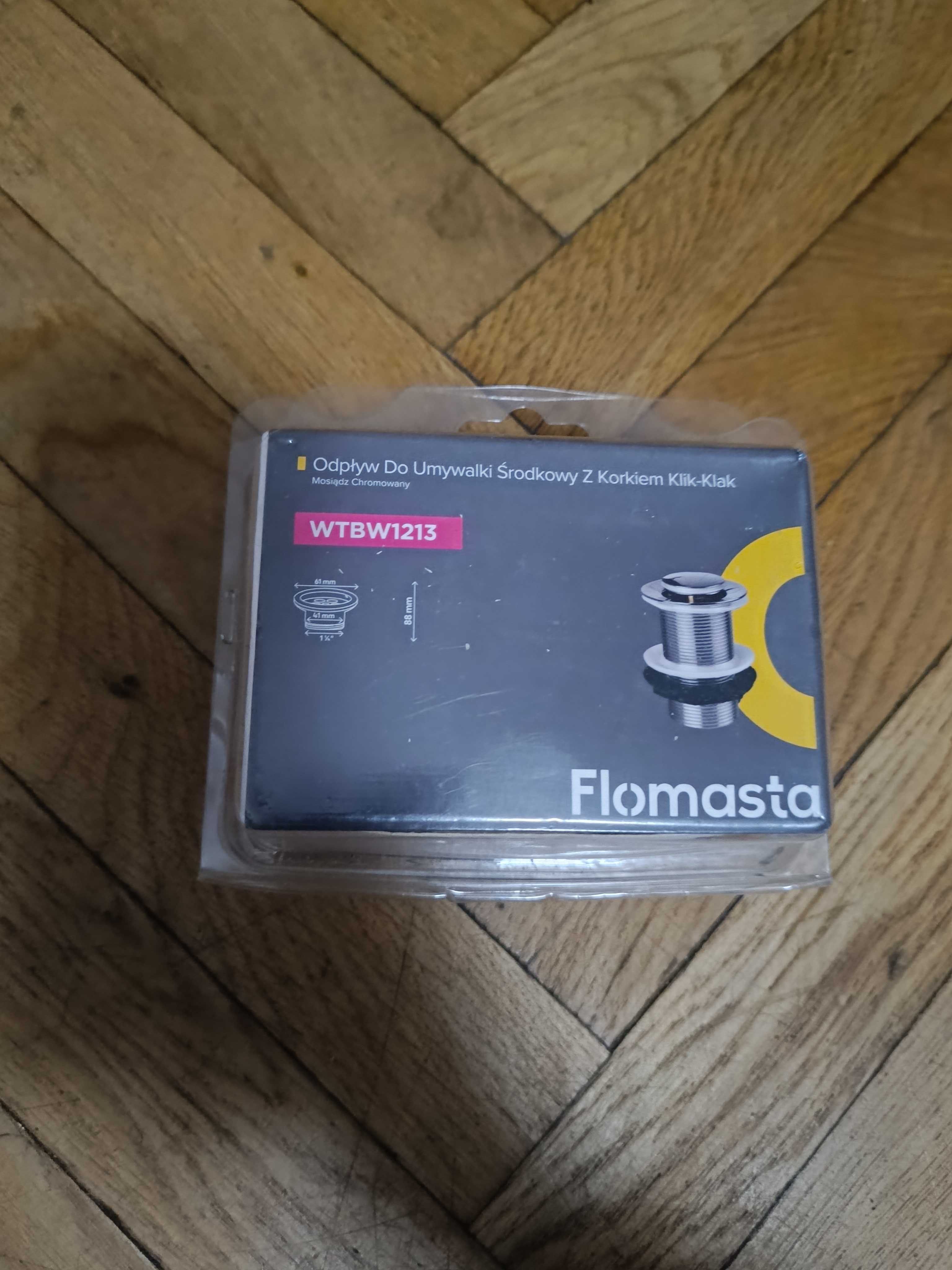Odpływ do umywalki klik klak firma Flomastra