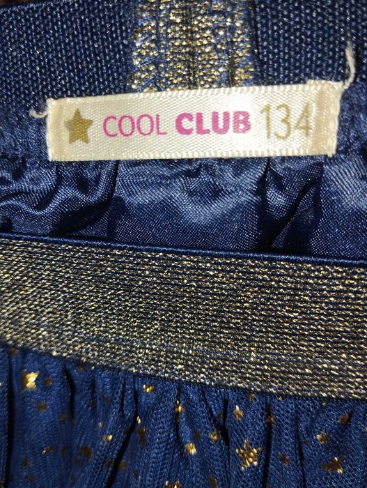 Spódniczka tiul 134 cm granatowa