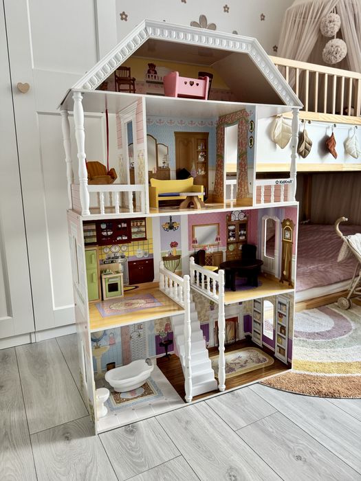 Duży domek drewniany dla lalek Kidkrat Savannah